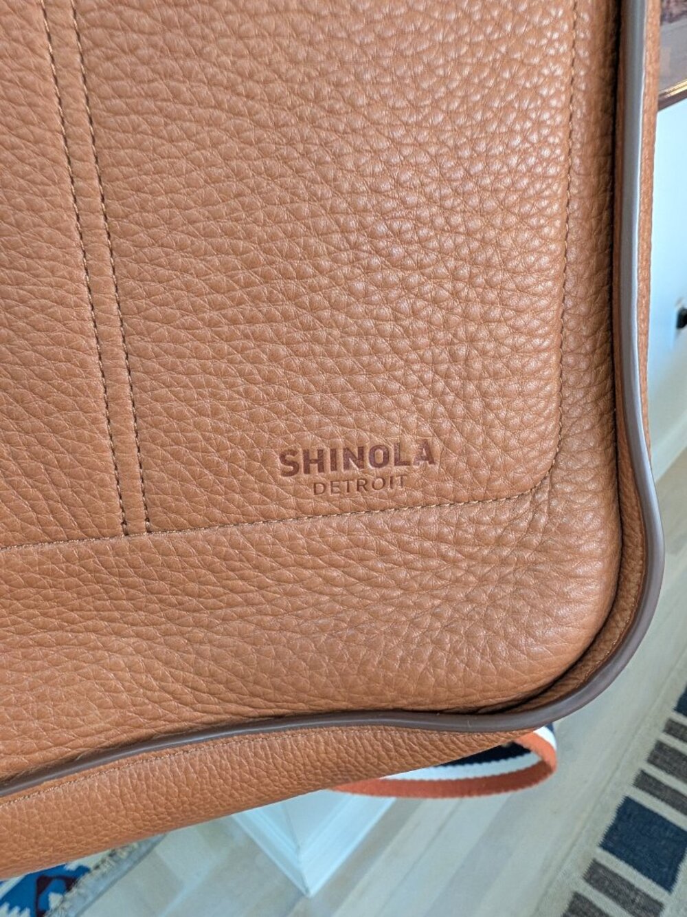 Shinola The Pocket Crossbody – Natural Leather | Excellent Used Condition - Picture 10 of 14